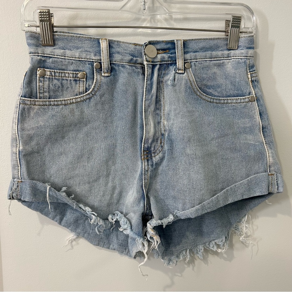 Princess Polly Denim Shorts, Size 4